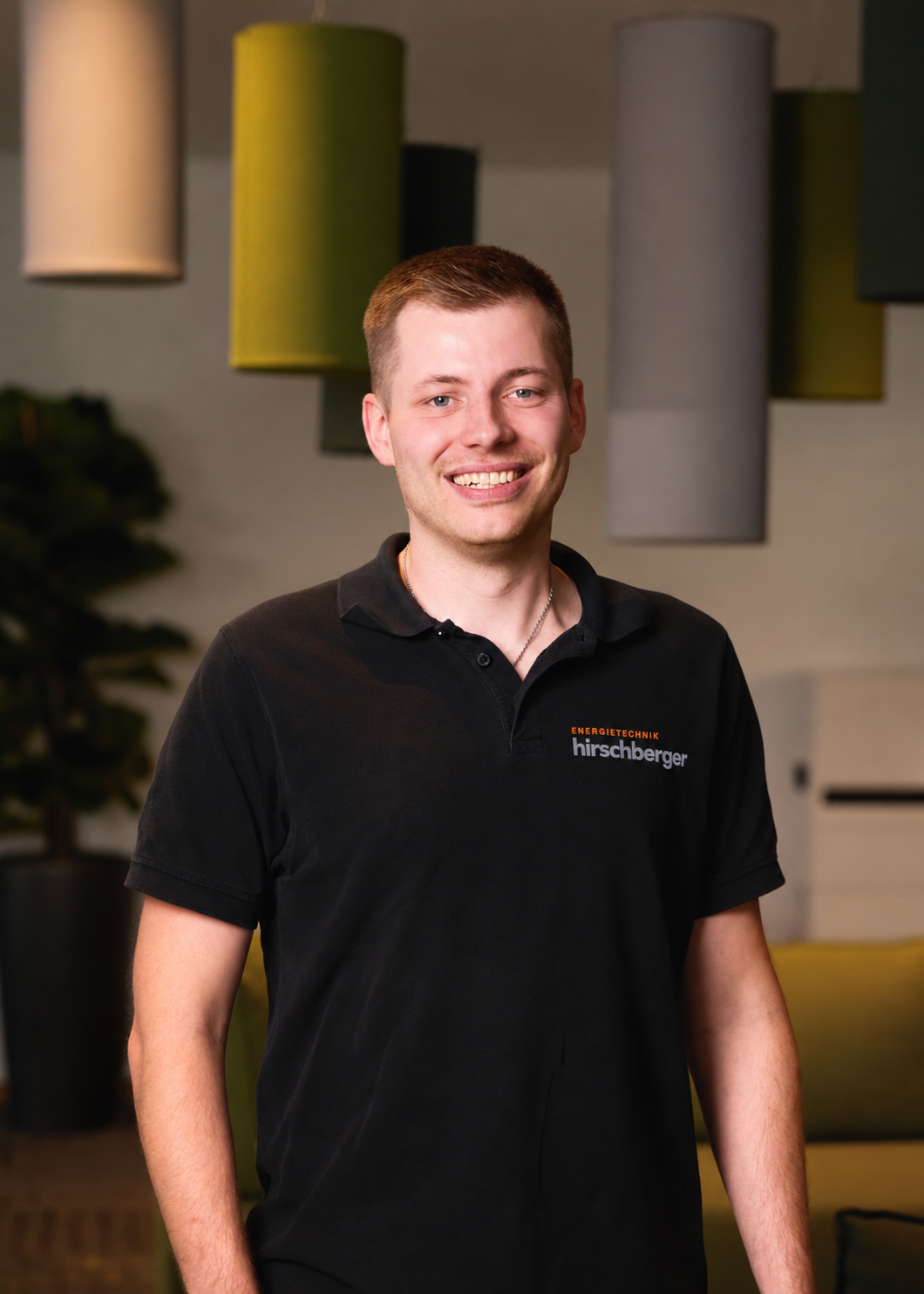 Florian Koch, Elektromeister und Leiter des Elektrobereichs bei Hirschberger Energietechnik