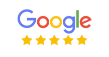 Google mit fünf goldenen Sternen